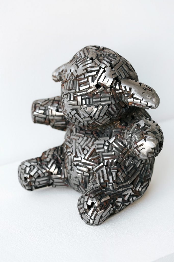 Little Bo Peepshow. Fine art sculpture by Andrew Miguel Fuller - Fabricated steel artwork by Andy Fuller - welded steel