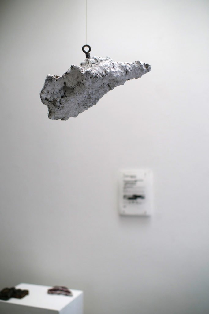 Cumulonimbus. A cloud study by Andrew Miguel Fuller. Concrete, pulverized marble, and steel sculpture by Andy AM Fuller