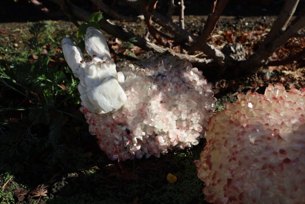 Dream Rabbits are resin crystal sculptures by AM Fuller. Artwork by Andrew Miguel Fuller.
